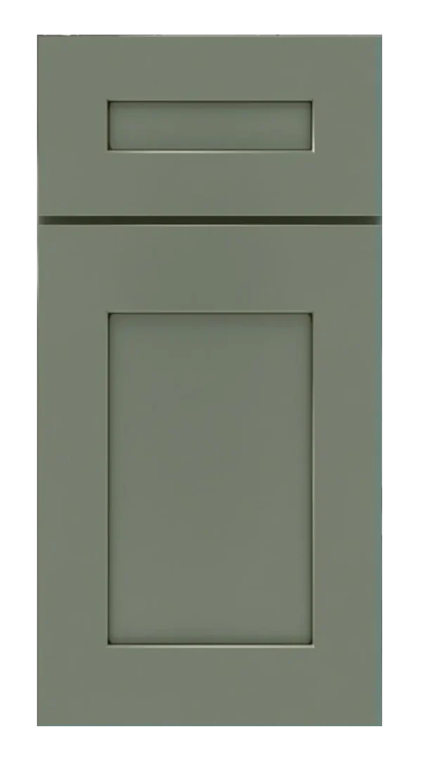 Essential Cabinets and Flooring | Cabinets | Gila Olive Green Shaker